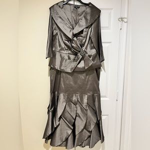 2-piece Evening Gown; Size 18W; Formal Wear; Mother-of-the-Bride